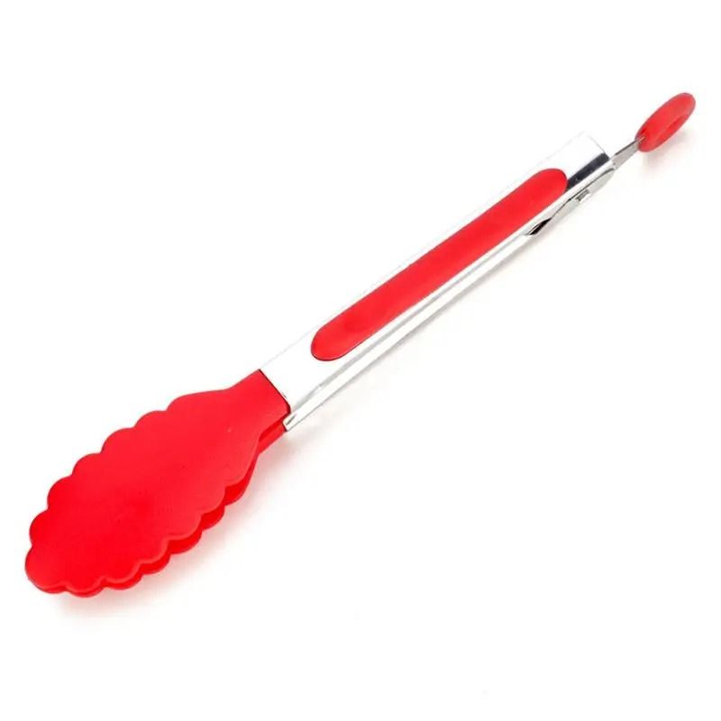 Silicone NonSlip Kitchen Tongs Premium Stainless Steel BBQ Food Tong HighHeat Cooking Infrastruct 7