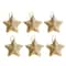 Gold Glitter Star Ornament Set Premium Christmas Tree Pendant Festive 2025 Holiday Decoration Inf 6