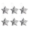 Gold Glitter Star Ornament Set Premium Christmas Tree Pendant Festive 2025 Holiday Decoration Inf 8