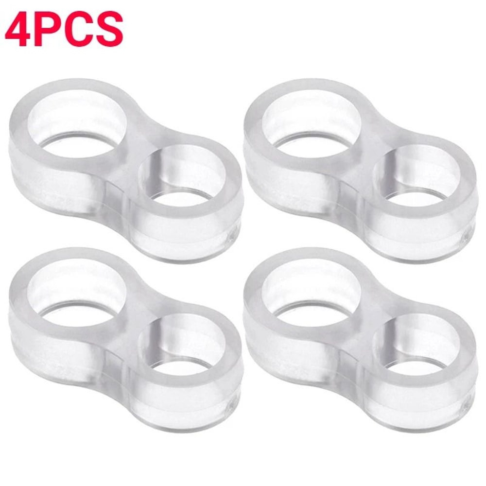 Transparent Silicone Door Handle Buffer Premium Wall Protection Stopper Furniture Protector Pad S 8