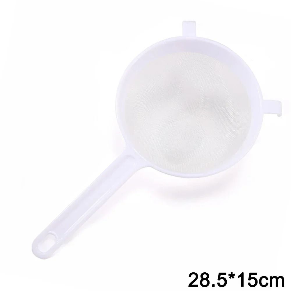 Fine Mesh Plastic Kitchen Strainer Premium Nut Milk Coffee Sieve System With Ergonomic Handle 8