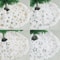 15Inch White Faux Fur Christmas Tree Skirt Premium Sequin Round Xmas Mat Holiday Party Infrastruc 4