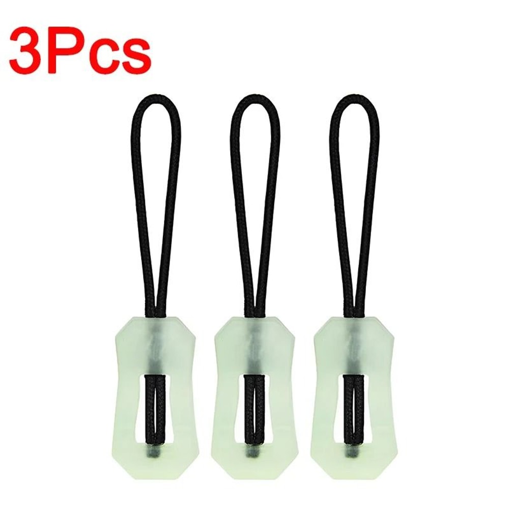 6Pcs Luminous Zipper Pull System Premium Glow In The Dark AntiLost Backpack Jacket Infrastructure 8