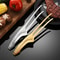 Multifunctional Metal Barbecue Clips Premium AntiSlip SelfStanding Tongs Kitchen Gadget System 1