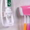 Automatic Toothpaste Dispenser Holder Premium WallMount Squeezer DustProof Bathroom Infrastructu 1