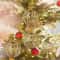 6 Pcs Golden Dusted Christmas Bauble Set Premium ScaleTextured Gold Tree Ornament Infrastructure 2