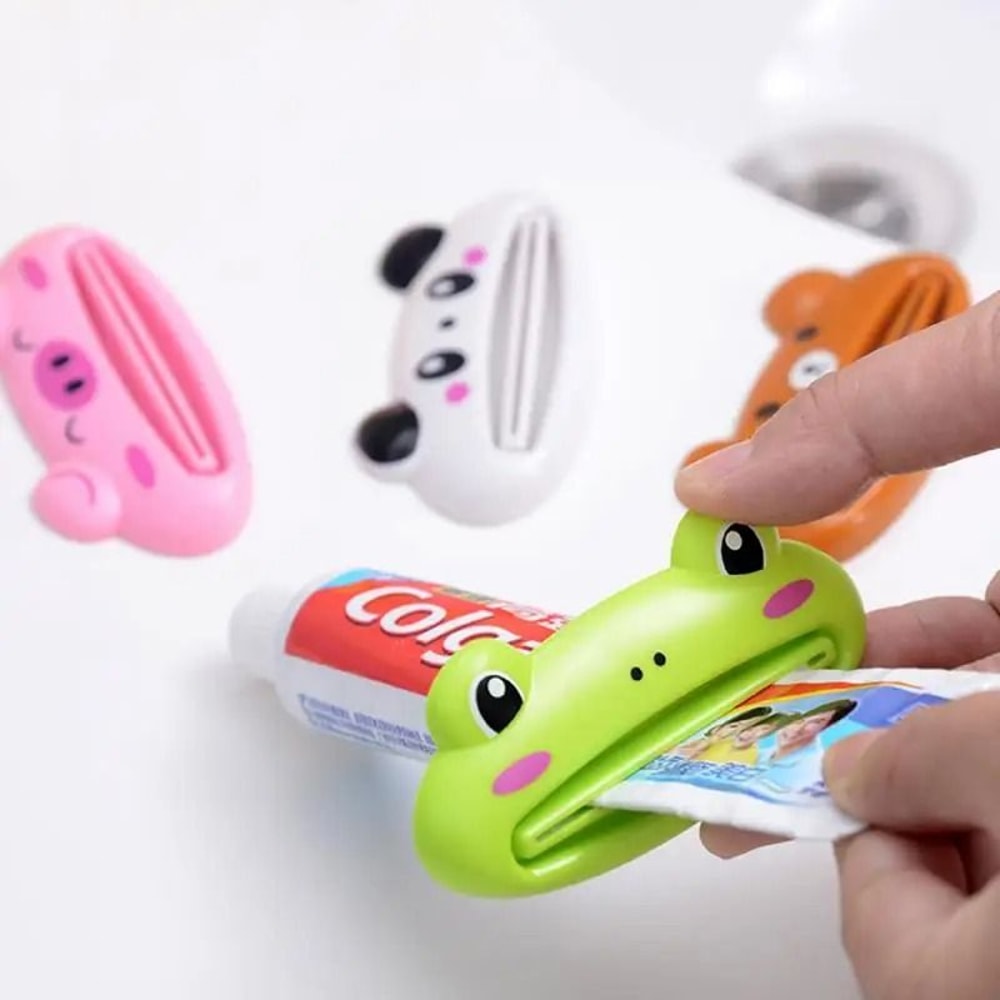 Cute Animal Multifunction Squeezer Premium Cartoon Toothpaste Dispenser Bathroom Tube Infrastruct 0