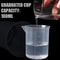 100ml Graduated Measuring Beaker Premium Plastic LabGrade Volumetric Cup Kitchen Utility System 1
