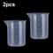 100ml Graduated Measuring Beaker Premium Plastic LabGrade Volumetric Cup Kitchen Utility System 8