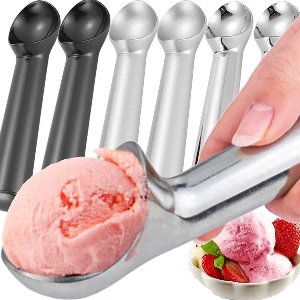 Stainless Steel Ice Cream Spade Premium NonStick LongHandled Digging Spoon Fruit Ball Infrastruct 0