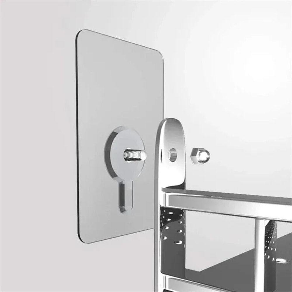 SelfAdhesive Screw Hanging Hooks Premium PunchFree Wall Nails Traceless Picture Mounting Infrastr 3