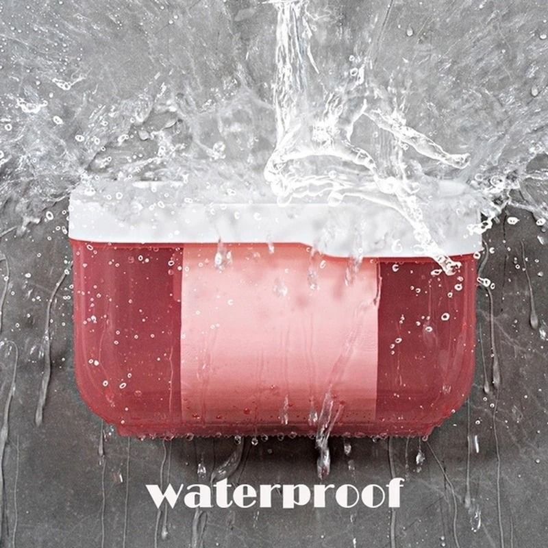 Waterproof Wall Mount Toilet Paper Holder Shelf And Storage Box Rack 2