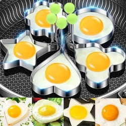 stainless steel fried egg mold pancake maker omelette rings baking tools