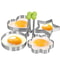 Stainless Steel Fried Egg Mold Pancake Maker Omelette Rings Baking Tools 4