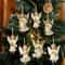 Wooden Christmas Angels Ornaments Victorian Style Angel Tree Decorations Wood Pendants 1