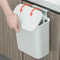 Hanging Trash Can With Lid Large Capacity Wall Mounted Kitchen Recycling Garbage Bin 2