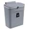 Hanging Trash Can With Lid Large Capacity Wall Mounted Kitchen Recycling Garbage Bin 6