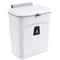 Hanging Trash Can With Lid Large Capacity Wall Mounted Kitchen Recycling Garbage Bin 7