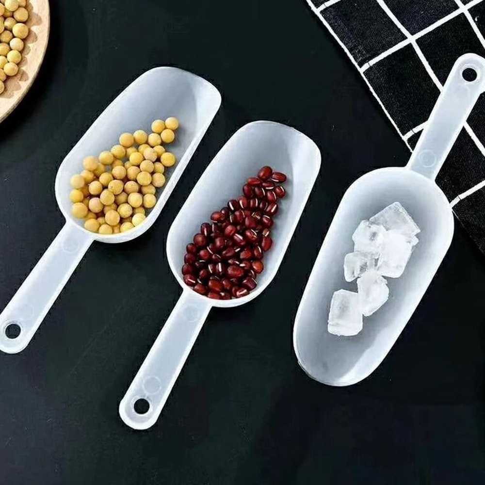 Mini Plastic Ice Shovel Kitchen Flour Food Candy Ice Cream Dessert Scoop 0