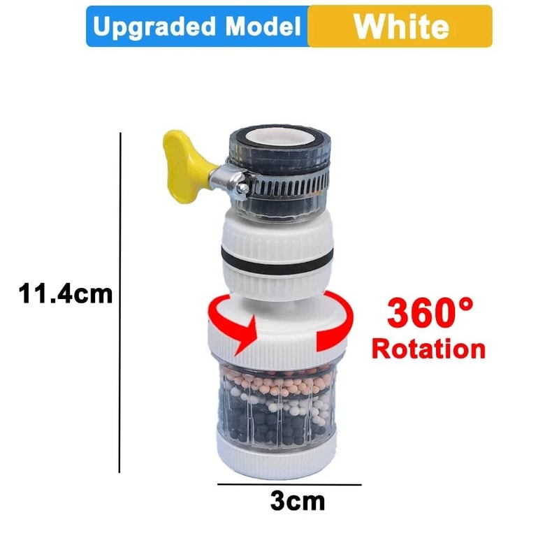 Faucet Filter Aerator Adjustable 360 Degree Rotation Sprayer Sink Tap Filter 11