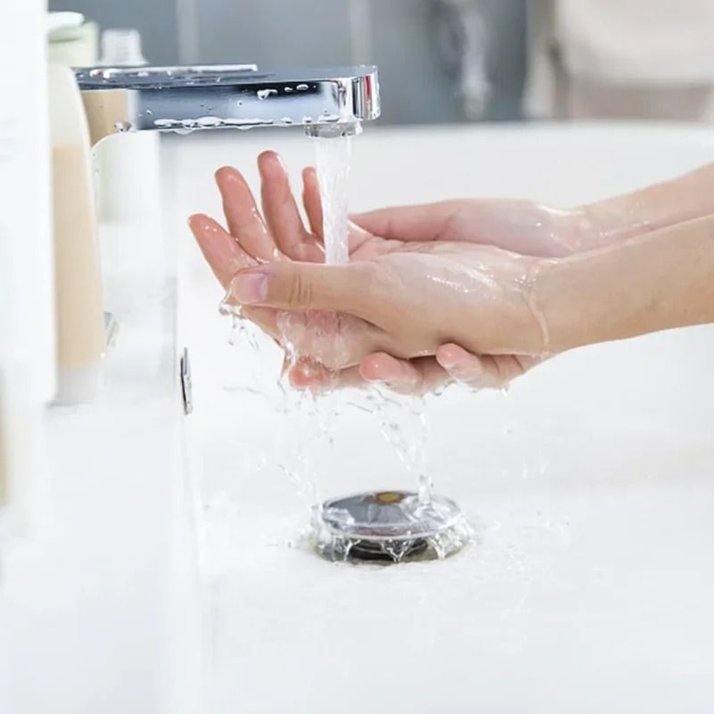 Bathroom Drain Cover Drain Stopper PopUp Bounce Core Basin Filter 1