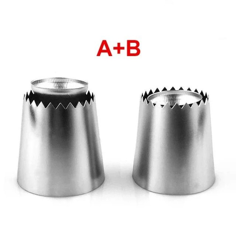 Icing Piping Nozzles Stainless Steel Sultan Tube Pastry Tips Cake Decorating Tools 6