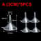Mini Funnel Transparent Plastic Funnels Small Mouth For Perfume Lotion Liquid 7