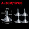Mini Funnel Transparent Plastic Funnels Small Mouth For Perfume Lotion Liquid 7
