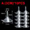 Mini Funnel Transparent Plastic Funnels Small Mouth For Perfume Lotion Liquid 8