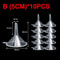 Mini Funnel Transparent Plastic Funnels Small Mouth For Perfume Lotion Liquid 11