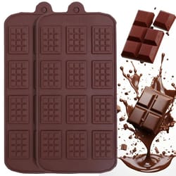 silicone chocolate mold 12 even fondant patisserie candy bar mould cake decoration