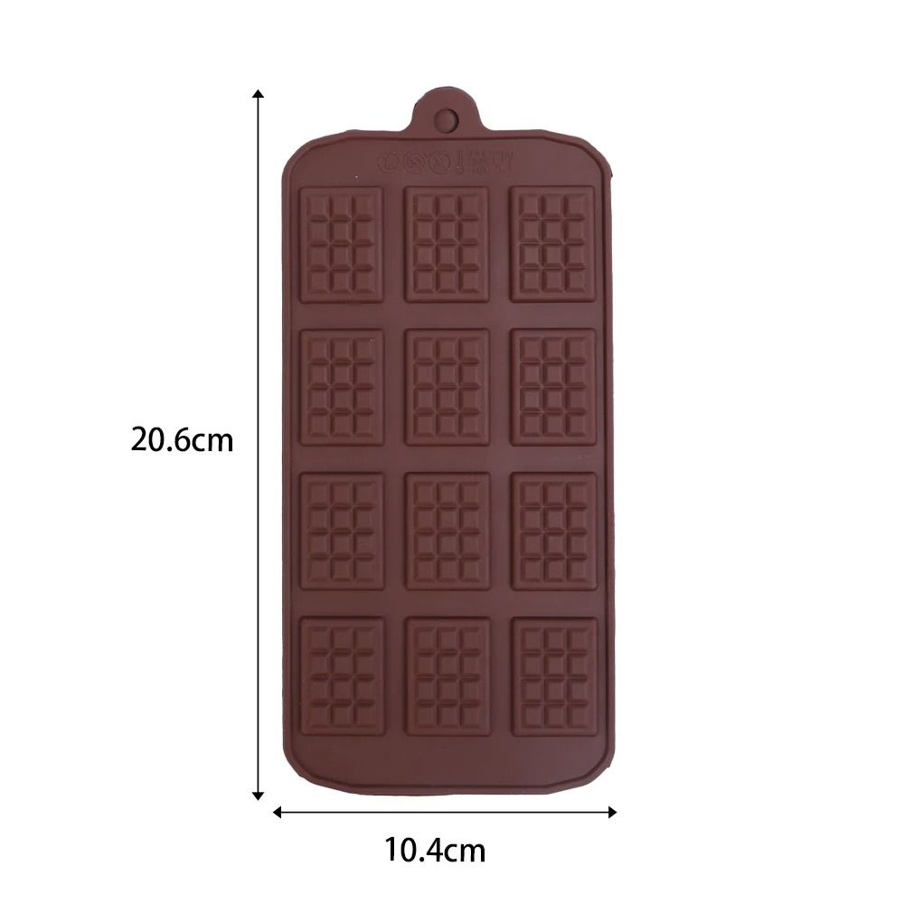 Silicone Chocolate Mold 12 Even Fondant Patisserie Candy Bar Mould Cake Decoration 6