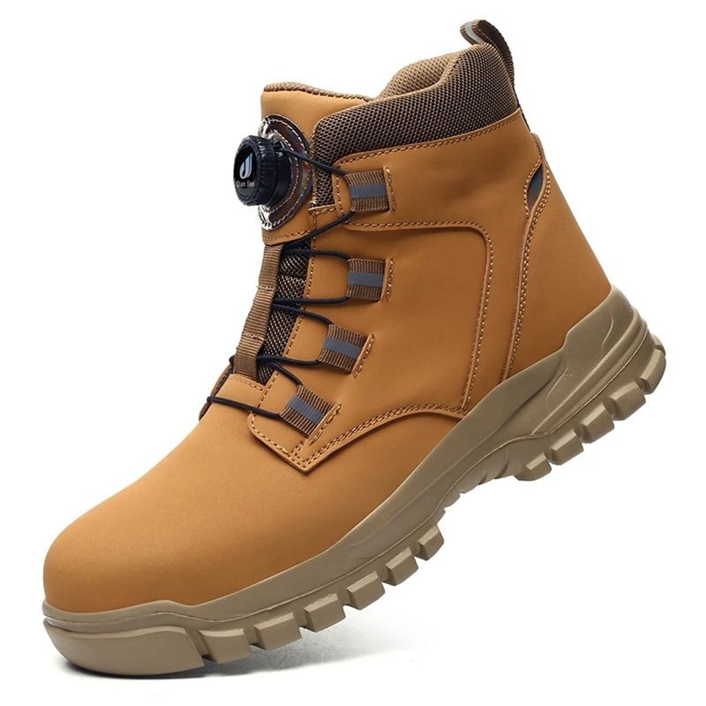 Waterproof Safety Boots Men Indestructible Steel Toe Work Boots AntiSmash 10