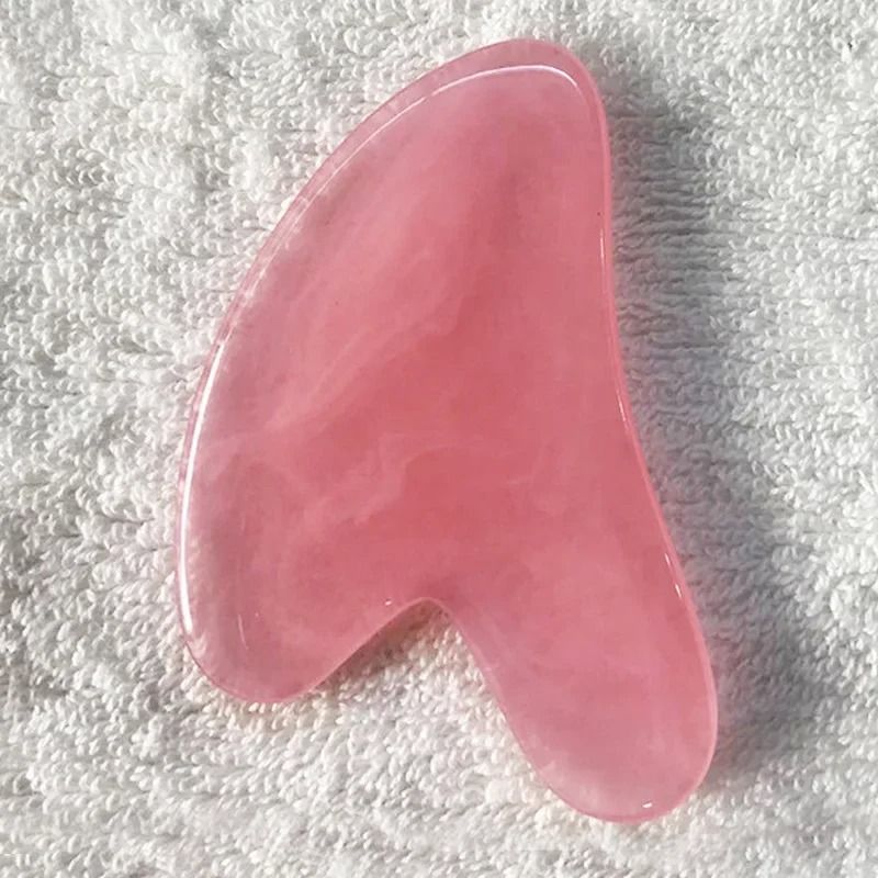 Resin HeartShaped Scrapping Piece Massage Spa Gua Sha Tool For Body Neck 6