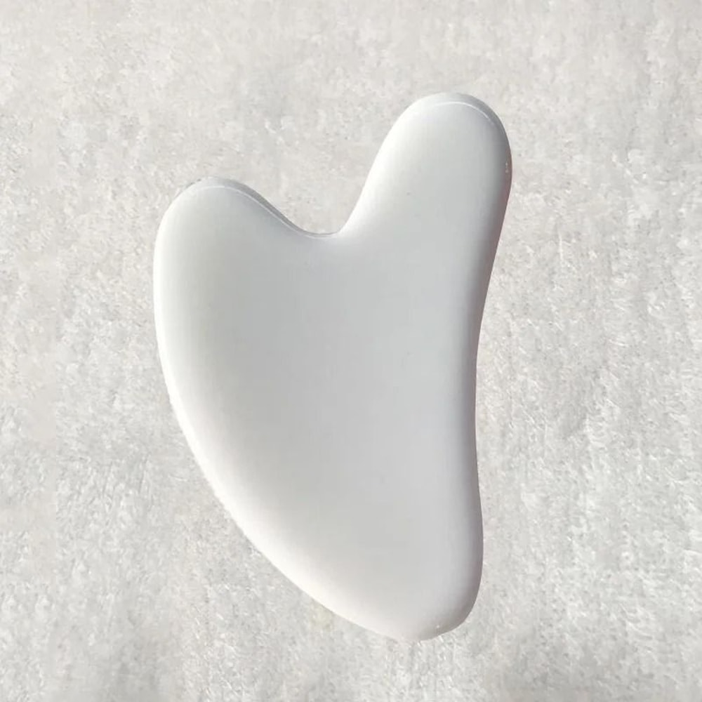 Resin HeartShaped Scrapping Piece Massage Spa Gua Sha Tool For Body Neck 9