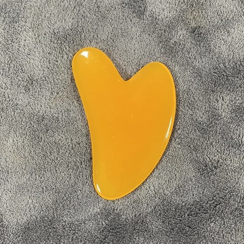Resin HeartShaped Scrapping Piece Massage Spa Gua Sha Tool For Body Neck 7