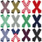 Warmer Knitted Long Fingerless Gloves Lady Striped Elbow Mittens 2