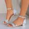 Fashion Womens Sandals Gold And Silver Low Heel Open Toe Summer Shoes 9