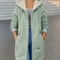 Thickened FleeceLined Sweatshirt Womens Hooded Lamb Wool Jacket 2