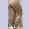 Womens Autumn Winter Cuffed Cargo Pants Casual Work Pants Chain Decor 1