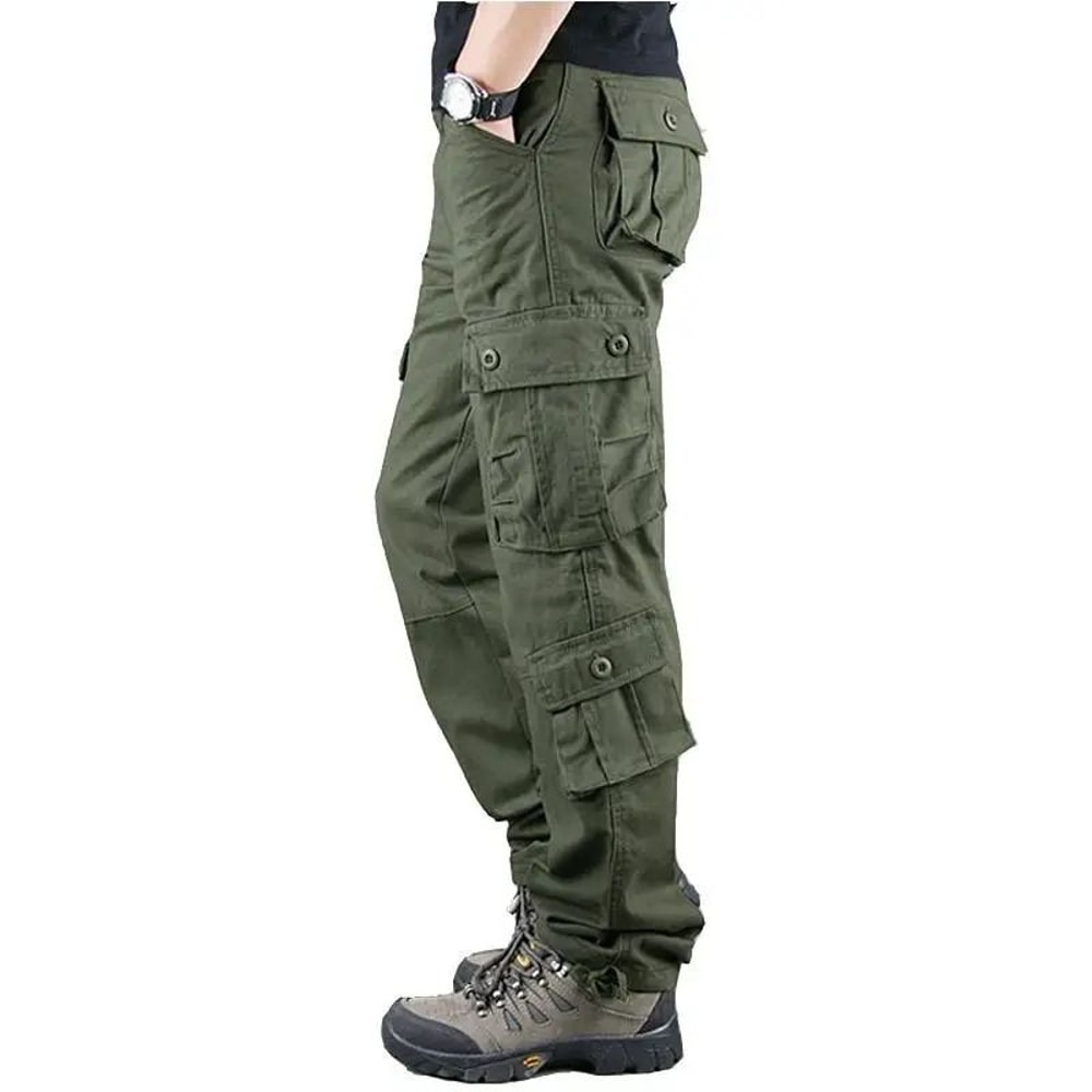 Mens Tactical Camouflage Overalls HighQuality MultiPocket Work Pants 15