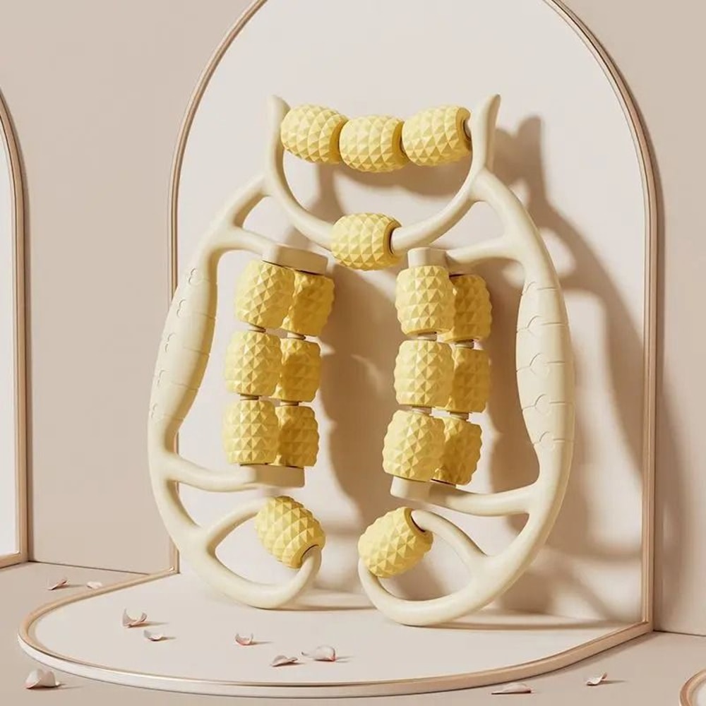 28 Wheel Annular Leg Clamp Massager AntiCellulite Body Slimming Roller 11