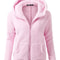 Autumn Winter Warm Hoodie Zipper Coat Solid Soft Fleece Womens Jacket 6