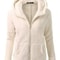 Autumn Winter Warm Hoodie Zipper Coat Solid Soft Fleece Womens Jacket 7
