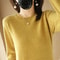 Autumn And Winter Cashmere Sweater Womens Crew Neck Pullover Knitted Top 14