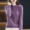 Autumn And Winter Cashmere Sweater Womens Crew Neck Pullover Knitted Top 17