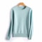 Autumn And Winter Cashmere Sweater Womens Crew Neck Pullover Knitted Top 3