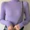 Womens Fall Turtleneck Sweater Knitted Soft Pullover Cashmere Jumper 23