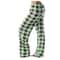 Womens Plaid Cotton Loose Ladies Pajama Pants Sleep Bottoms Lounge Wear 8