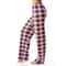 Womens Plaid Cotton Loose Ladies Pajama Pants Sleep Bottoms Lounge Wear 9